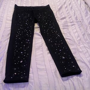 Buffalo David Bitton Black Embellished Jeans